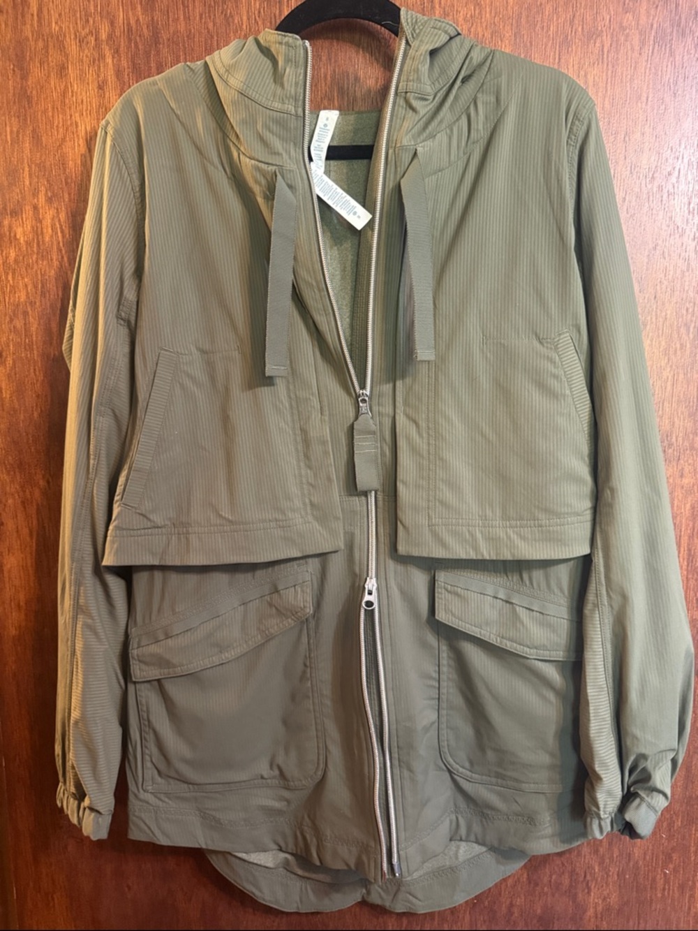Lululemon Yogi Anorak Jacket - fatigue green - Picture 7 of 14